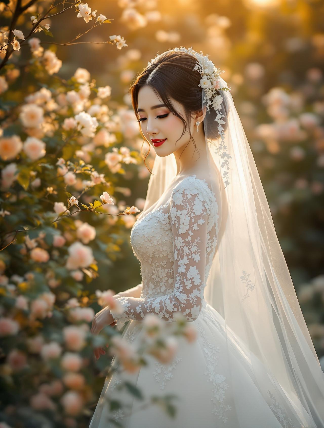 古堡新娘 - 婚纱写真 - 国模套图